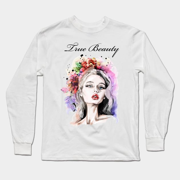 True Beauty Long Sleeve T-Shirt by SAE